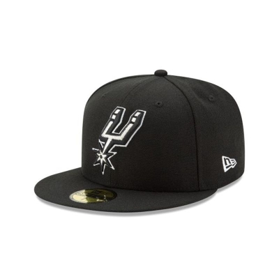 San Antonio Spurs Gorra | New Era NBA Team Color 59fifty Fitted Cap Mexico - Negros